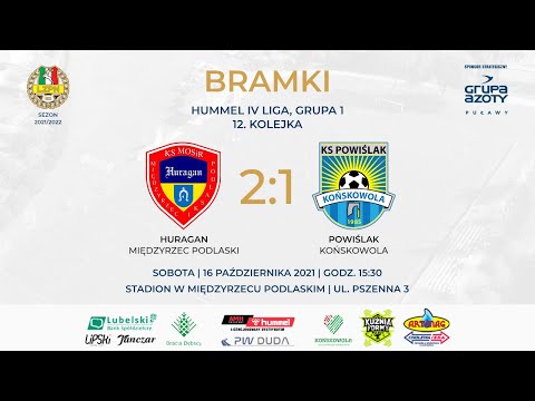 Huragan Międzyrzec Podlaski - Powiślak Końskowola 2:1 (bramki) | Sezon 2021/2022