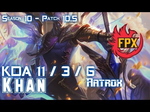 FPX Khan AATROX vs KALISTA Top - Patch 10.5 KR Ranked