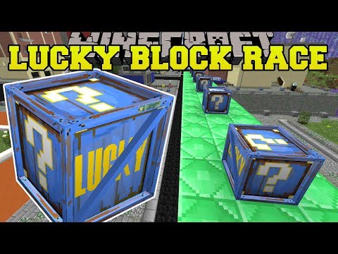 Minecraft: FORTNITE LUCKY BLOCK RACE - Lucky Block Mod - Modded Mini-Game