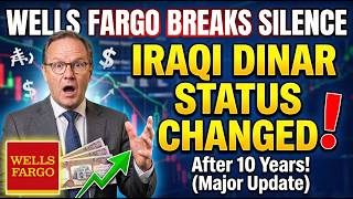 WELLS FARGO BREAKS SILENCE  Iraqi Dinar Status CHANGED After 10 Years! Educational purposes. Live