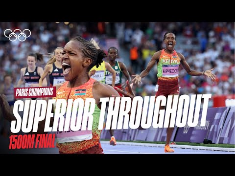 GOLDEN HAT TRICK COMPLETE! 🔥 | Women's 1500m final | Paris 2024