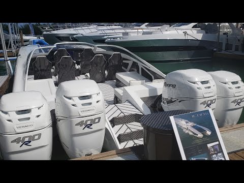 CARBON FIBER DONZI WITH QUADS ! (Icon 44)