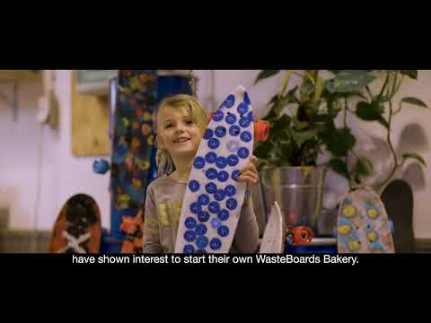 WasteBoards Recycled Plastic Skateboard