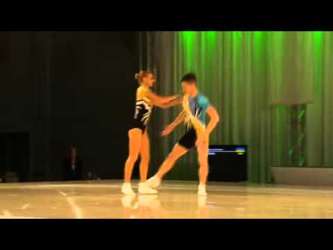 Réka Lendvay - Gergely Pancsó MP HUN 2013 Aerobic European Championships, Arques - Qualifications