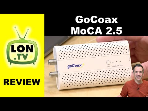 GoCoax MoCA 2.5 Network Extender Review - 2.5 Gigabit Backbone over Coax Cable TV Wiring!