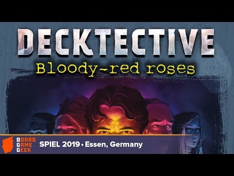 Decktective: Bloody-Red Roses - game overview at SPIEL 2019