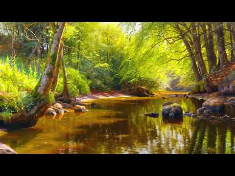 I'll Be Back Painting Meditation Peter Monsted Lonely Light Ray