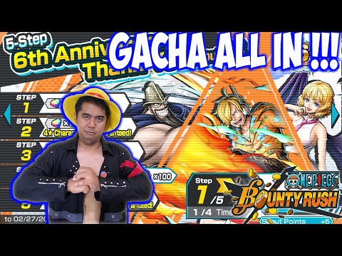Banjir SSR !!! Akun Utama Gacha All In Demi Sanji Egghead 🔥🔥- One Piece Bounty Rush