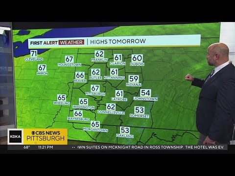 KDKA-TV Nightly Forecast (9/25)