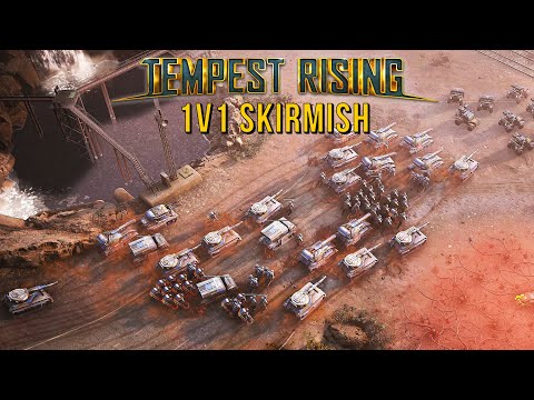 1v1 Skirmish DYN vs VETI Faction - Tempest Rising (Classic RTS Gameplay)