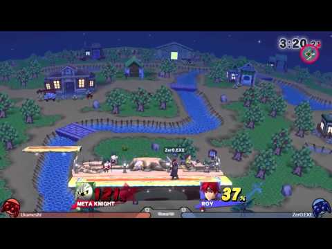Smash WiiU - TBZsum2015e3 - Singles - W3 - Urameshi (Meta Knight) vs Zer0.EXE (Roy, Luigi)
