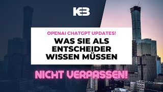 OpenAI News enthüllt: KI-Innovationen, die Sie nicht verpassen dürfen! #ChatGPT #OpenAI