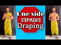 One Side Step Pleats Dhoti Draping How To Wear Dhoti Dhotidrape Fashion Trending Ytshorts