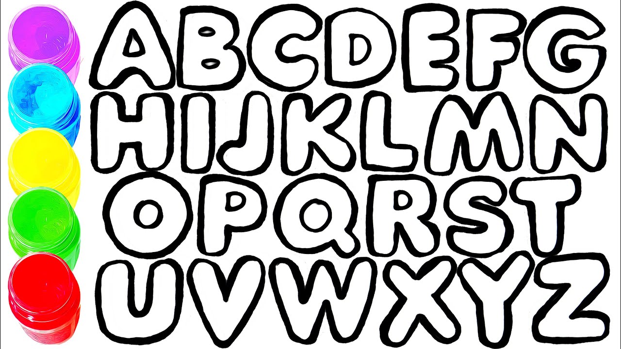 Drawing Alphabet with Phonics Song | Learn Colors, Alphabet for Kids | Baby & Kids Songs