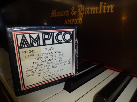 Frank Milne Plays a Medley of Five Dance Hits from 1935 on Ampico