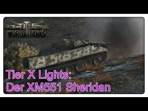 Tier X Lights: Der XM551 Sheridan [World of Tanks - Gameplay - Deutsch]