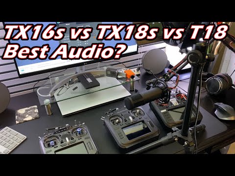 Radiomaster TX16s vs Jumper T18 vs Radioking TX18s Audio Shootout