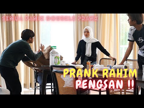 RAHIM PENGS4N TERJ4TUH !! - PRANK DOUBLE PRANK TEAH , AIRA & MARSYA !!