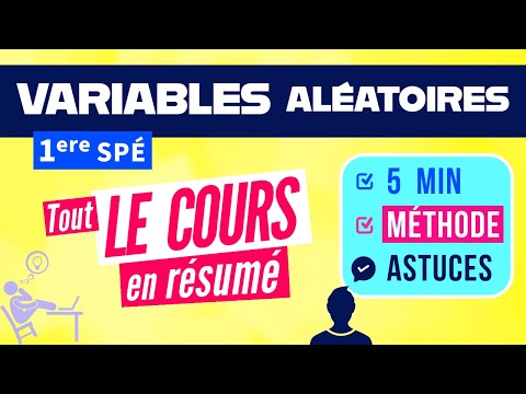 Variable aléatoire 1ere spé maths COURS