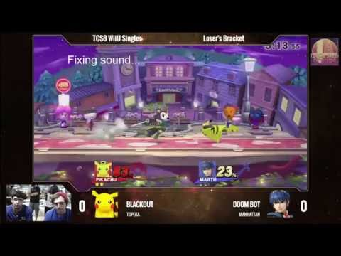 Blackout (Pikachu, Zero Suit Samus) vs P2W Doom Bot (Marth) - Top City Smash 8