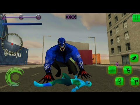Spider Hero Vs Venom Spider Vs Doctor Octarious | Flying Spider Hero Battle - Android GamePlay