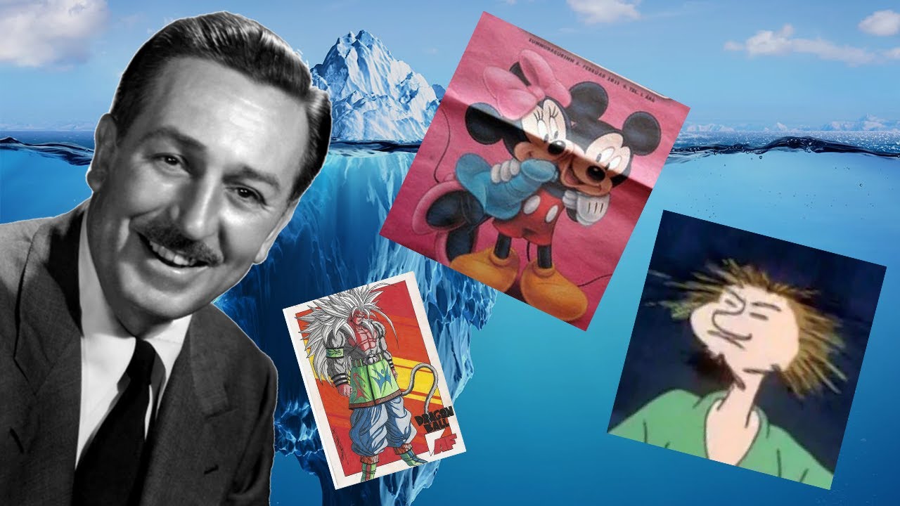 O Iceberg dos Mitos e Lendas dos Desenhos