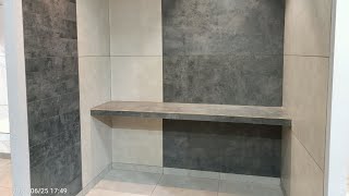 Mat finished bathroom wall tiles designed By @AteekTilestechnical