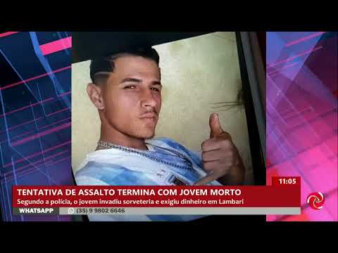 Tentativa de assalto termina em morte em Lambari