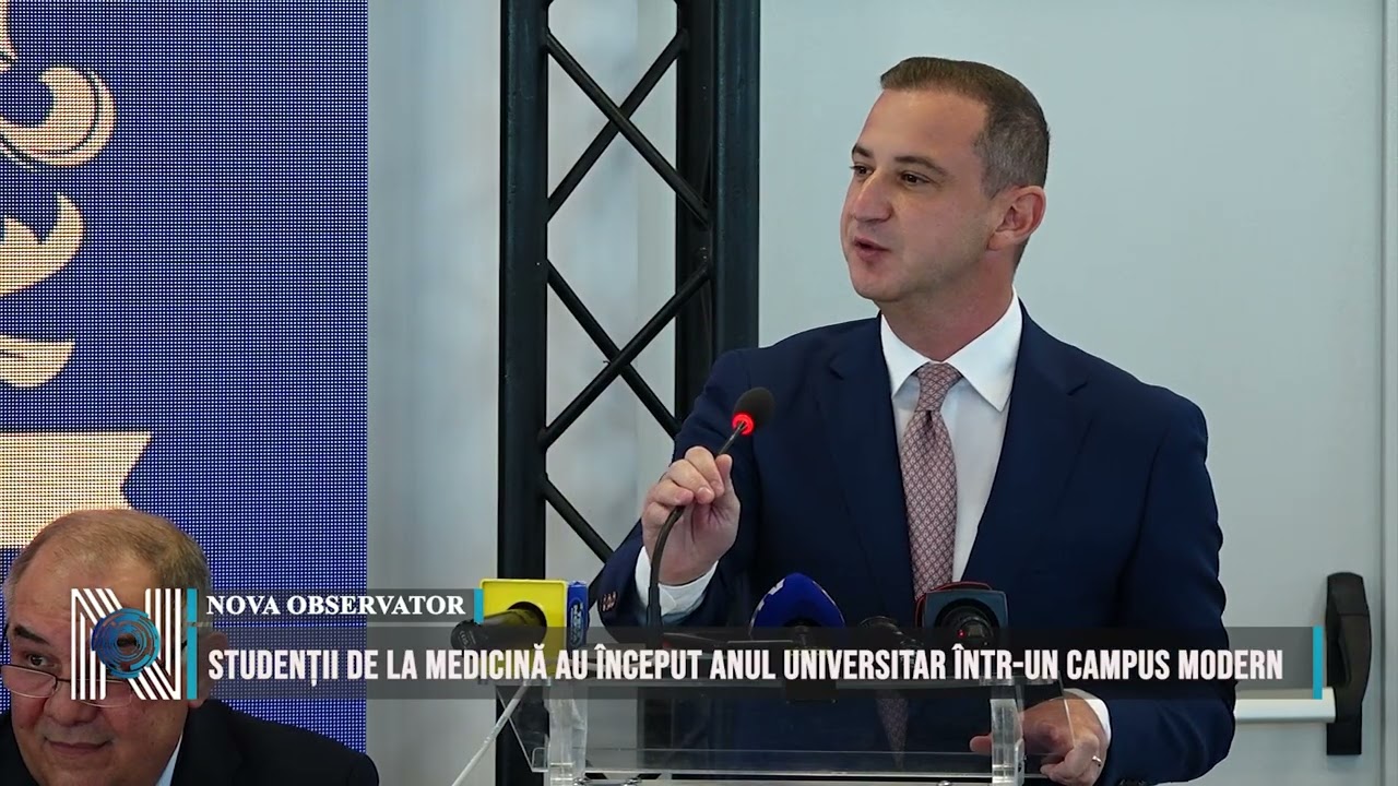 Studenții de la medicină au început anul universitar într-un campus modern