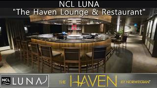 Norwegian (NCL) LUNA: "The Haven" Lounge, Concierge, and Restaurant Walkthrough