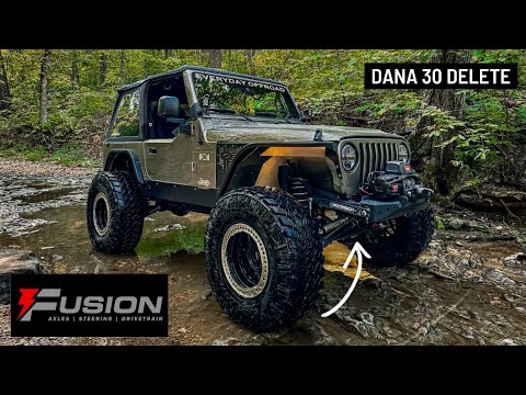 Jeep Wrangler TJ | Complete Front Axle Swap | Fusion Elite 44!