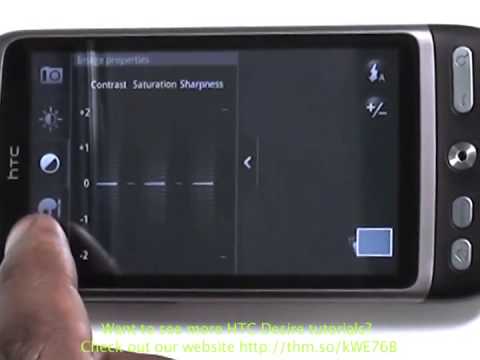 How to change the camera colour effects on the HTC Desire | The Human Manual