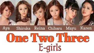 E-girls - One Two Three (Color Coded Lyrics)