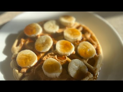 High Protein Peanut Butter & Banana Waffles - let’s make breakfast!