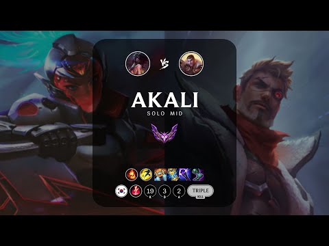 Akali Mid vs Jayce - KR Master Patch 13.6