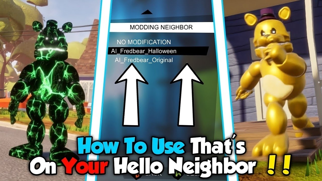 How To Download Mods Hello Neighbor and How To Use That !!