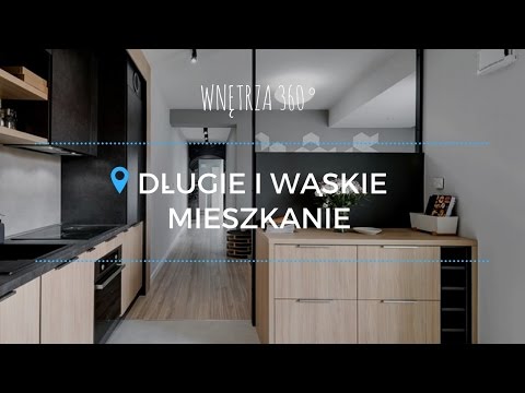 Aranżacja długiego i wąskiego mieszkania typu wagon  #projekt wnętrz #architekt