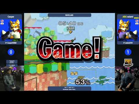 GLS WaveLand MELEE: Casper (Fox) VS Salami (Fox)