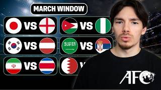 AFC Asia March 2026 Window PREVIEW & PREDICTIONS