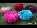 DIY Velvet Flower Cushion