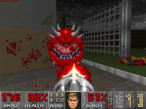Doom 2 - Mountain Lab - playthrough on UV (Blind Run CUSTOM MAP)