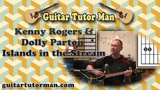 Islands In The Stream - Kenny Rogers & Dolly Parton - Acoustic Guitar Lesson