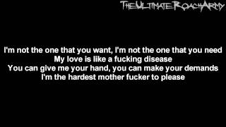 Papa Roach - I Almost Told You That I Loved You  Lyrics on screen} HD