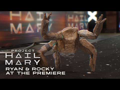 Ryan & Rocky reunited at the World Premiere of Project Hail Mary