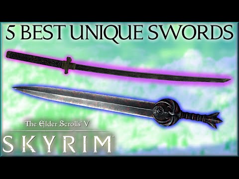5 STRONGEST UNIQUE 1H SWORDS (+LOCATIONS) in TESV: Skyrim SE - Caedo's Countdowns