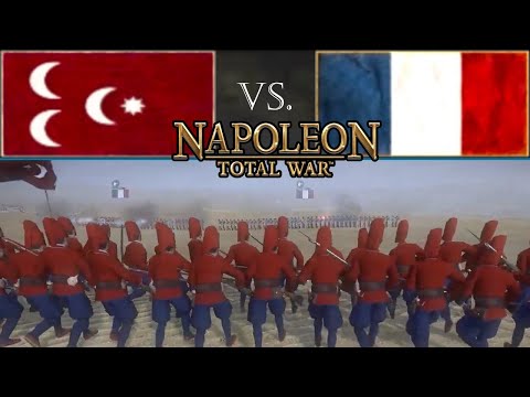 Napoleon Total War Online Multiplayer Battle: Ottomans vs France on Pyramids