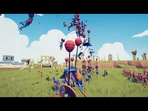 50 SHIELD UNITS VS 50 RANGED UNITS - TABS | Totally Accurate Battle Simulator