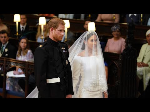 Meghan Markle Looks Radiant in Givenchy Wedding Gown