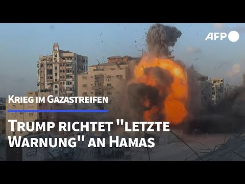 Krieg im Gazastreifen: Trump richtet "letzte Warnung" an Hamas | AFP
