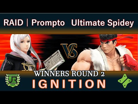 Ignition #150 WINNERS ROUND 2 - RAID | Prompto (Robin) vs Ultimate Spidey (Ryu)